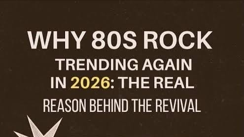 Why 80s music is making a comeback